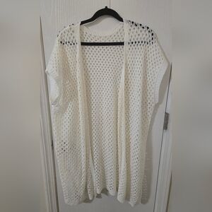 Women's Crochet Open Cardigan
